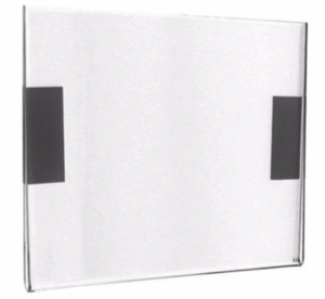 pocket, frame plexiglass for A4 horizontal