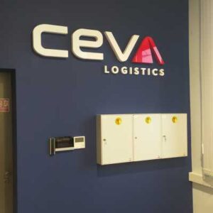 signage 3D – NON illuminated, internal 150 cm x 43 cm white