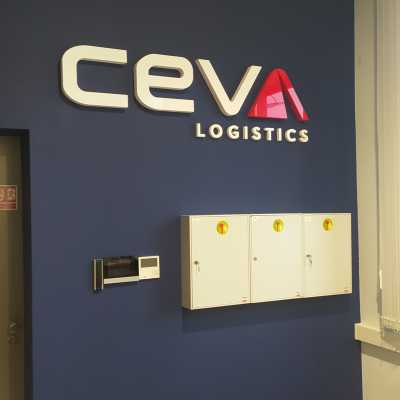 signage 3D – NON illuminated, internal 150 cm x 43 cm white