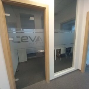 door signs (frosted foil)