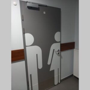 toilet door signs (foil)