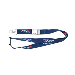 two side sublimation lanyard with metal buckle