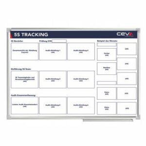 5S TRACKING board, 150 x 100 cm