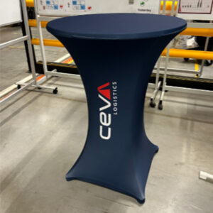 tablecloth for event table, ⌀80cm x 110cm