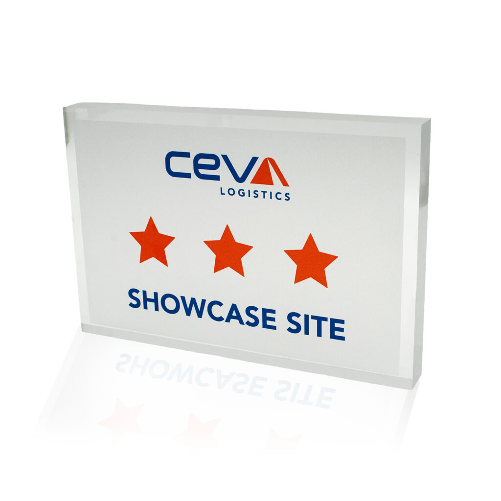 showcase plaque