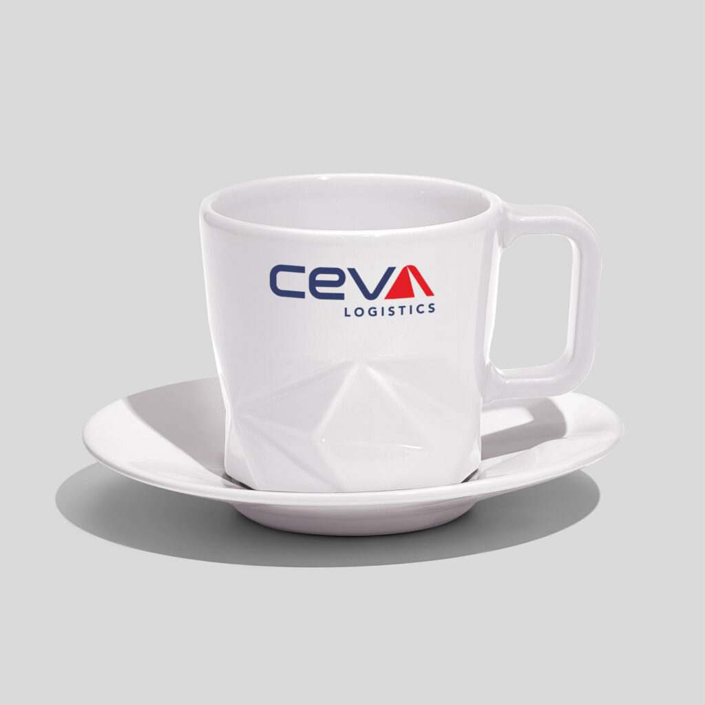 crystal cup, white
