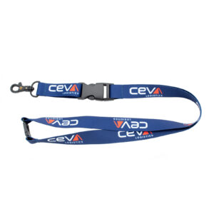 two side sublimation lanyard without metal parts