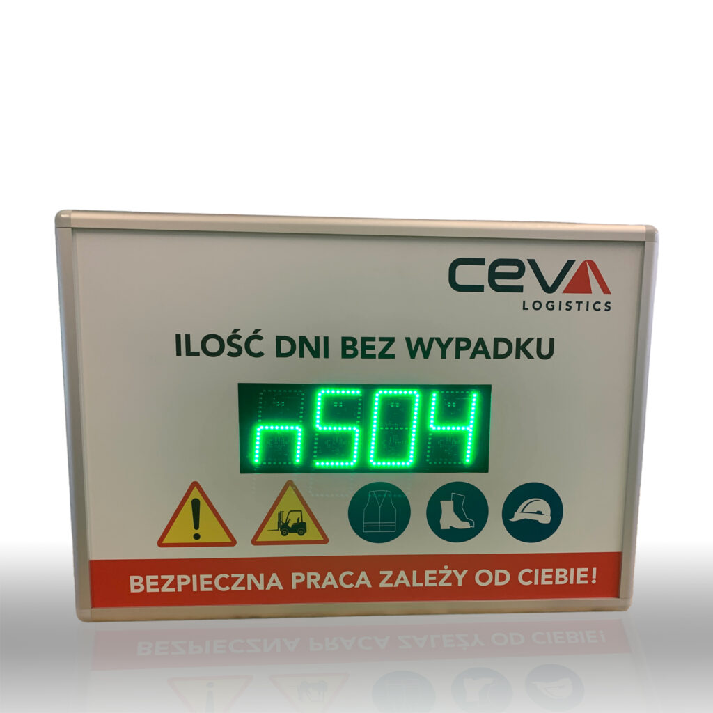 illuminated health and safety board
