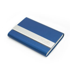 twillys business card holder, blue