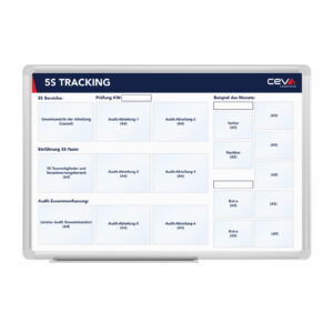 5S TRACKING board, 150 x 100 cm