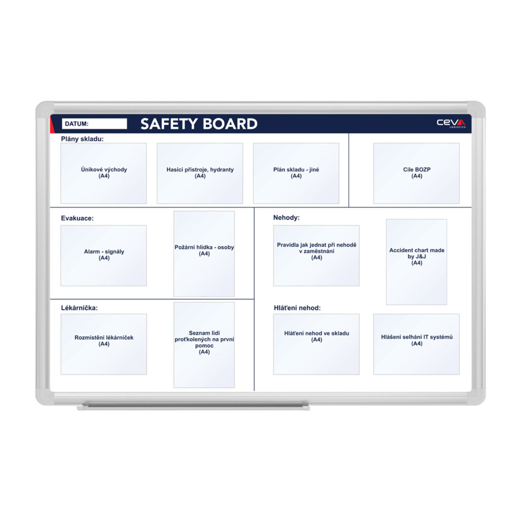 SAFETY board – 2, 150 x 100 cm