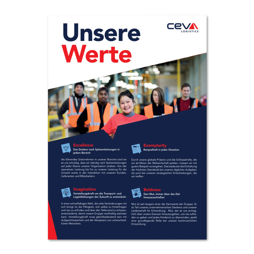 VALUES poster A1, German
