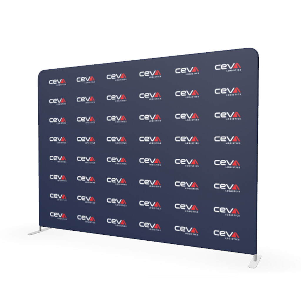 textile exhibition wall, basic flat 300 x 230 cm